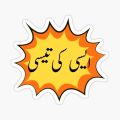 Funny urdu quote sticker for laptop, water bottle, mobileback, notebook etc, very attractive sticker, Pack of 1, 3 x 2 inch. 