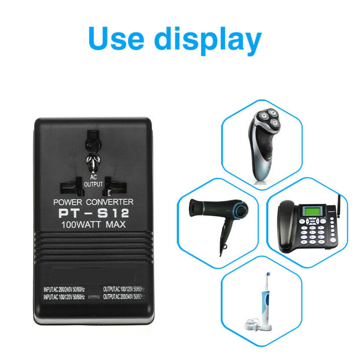 Studyset%20100w%20Dual%20Voltage%20Transformer%20Light-weight%20High%20Temperature%20Resistant%20Ac%20110v/120v%20To%20220v/240v%20Power%20Converter%20Adapter%20-%20Image%206