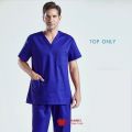 3PC MEDICAL SCRUB SUIT TOP ONLY - FOR MEN CUTTING. 