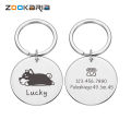 Pet ID Tags Anti-lost Personalized Cat Dog Puppy ID Tag Pet Dog Collar Accessories Custom Dogs Name Tags Pendant Free Engraved. 