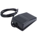 2X AC 250V 10A SPDT NO NC Antislip Plastic Momentary Foot Pedal Switch Black. 
