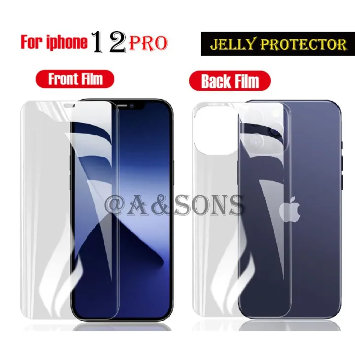 Hydrogel film Jelly Protector For iPhone 12 Pro MAX Screen Protector For iPhone 12 Pro MAX Jelly