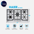 Haier Hob HCC-529DGS  5 Burners , Strong flame , Auto Ignition  With 1 Year Warranty. 