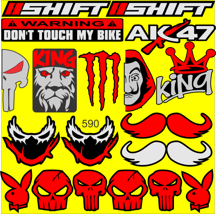 PVC Base Reflector stickers for bike car cycle etc