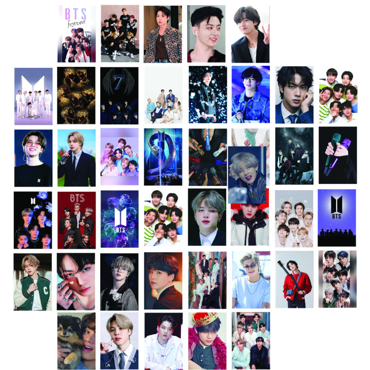 BTS Photocards Set of 20 | K-Pop Idol Photo Cards for ARMY | Premium ...