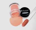 KWEEN Acrylic Powder Dark Peach Color Carving Nail Polymer Tip Extension Crystal Powders Manicure Professional Nails Art. 