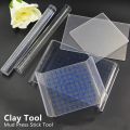New Clear Clay Press Acrylic Sheet Handmade DIY Clay Modeling Tools Clay Pressing Board Rubbing Plate Pottery Machine. 