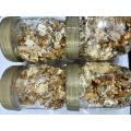 golden foil flakes. 