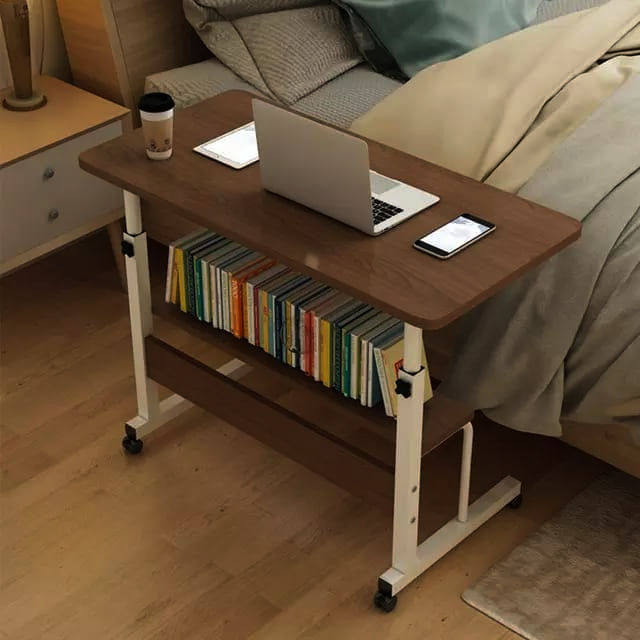 Bedside Working Table with height adjustment for Work from Home available in 8 colors Combination, Sofa Side Table,  Adjustable Height Laptop Table, Computer Table, Gaming Table, Study Table, Tables