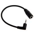 2.5mm To 3.5mm Audio Adapter-1 X  jack Adapter-black. 