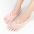 Yoga toe socks socks wholesale spring summer thin mesh breathable sweat absorbent invisible shallow silicone stockings boat socks. 