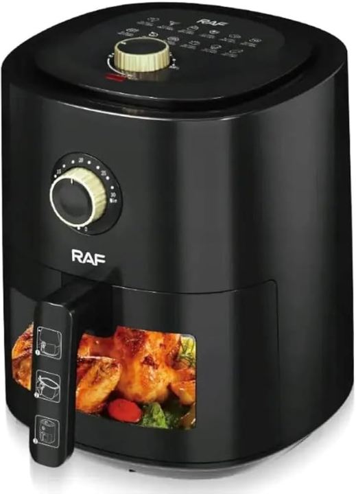 RAf R.5332B Manual Electric Airfryer 6 Liter/4 liter