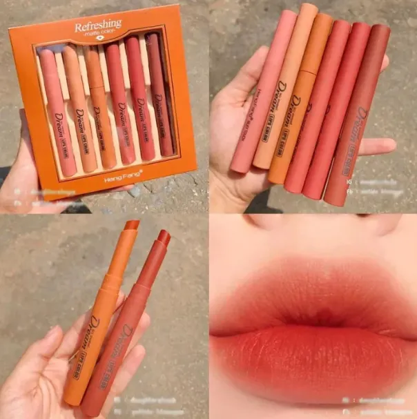 Hangfang%20Set%20of%206%20Waterproof%20Matte%20Color%20Makeup%20Lipsticks%20-%20Image%202
