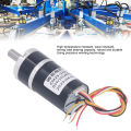 Gear Motor Aluum DC Brushless Speed Reduction Electric Gearbox Motor 24V 1411RPM. 