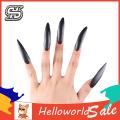 HelloWorld Ghost Nails High Gloss Halloween Costume Party Witch Nails. 