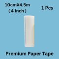 Paper Adhesive Tape Roll Soft and Breathable Multipurpose Tape 0.5 Inch 1 Inch 2 Inch 3 Inch 4 Inch 1 to 12 Pcs 4.5m Length Ideal for Sensitive Surfaces Eyelash Extensions Crafts Art DIY Projects Packing Decoration Medical Use and Beauty Applications. 