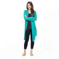 Xeesh Collection Sea Green Viscose Long Shrug For Women Xe-74. 