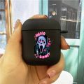【Solo Yolo】Ghostface Scream Horror Art Earphone Case for Apple AirPods 1 2 3 Pro Pro2 Black Soft Silicone Cover for Airpods 3 Accessories. 