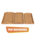 Set of 3 tray set serving tray kitchen accessories tray. 