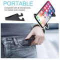 UNIVERSAL PHONE STAND FOLDABLE V SHAPE MOBILE MOUNT STAND HOLDER BRACKET. 
