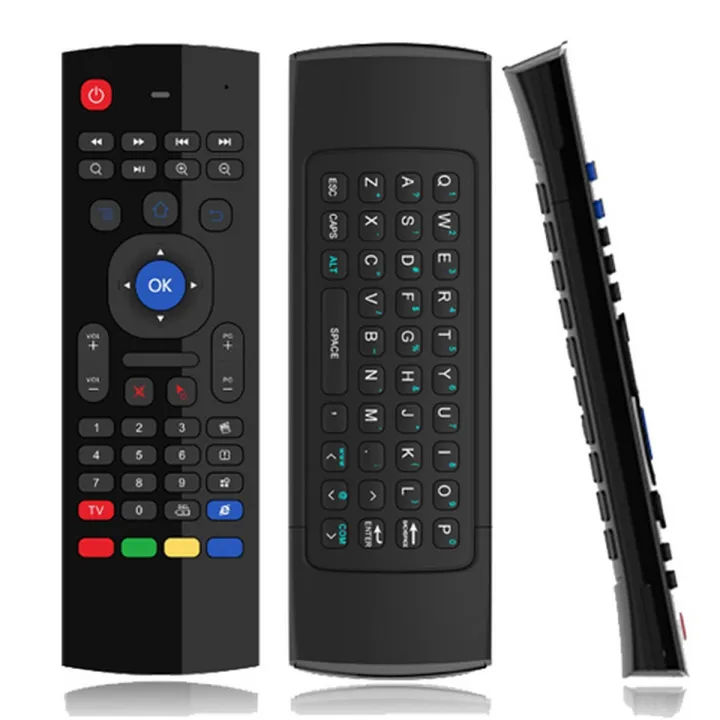MX3 Air Mouse 2-in-1 Smart TV Keyboard Mouse with Bluetooth Wireless ...