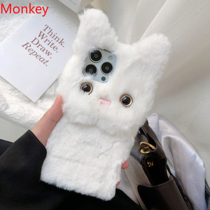 3D%20Cute%20Plush%20Cat%20Case%20samsung%20For%20Samsung%20S23%20S22%20S21%20S20%20Note%2020%2010%20A12%20A22%20A32%20A52S%20A72%20Furry%20Fluffy%20Fur%20Soft%20Silicone%20Cover%20-%20Image%207