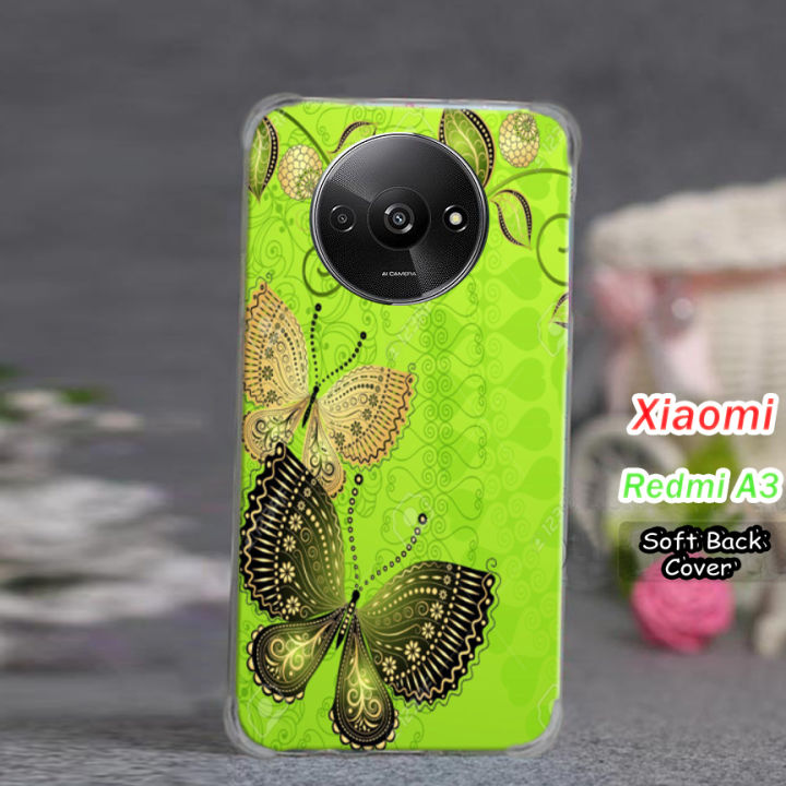 Xiaomi Redmi A3 Back Cover - Butterfly 2Gud Soft Phone Case For Girls