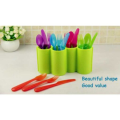 Multipurpose Cutlery Box - Kitchen Accessories Modern Spoon Stand Holder - Dinnerware Plastic Spoon Rest Fork Stand Knife Box - 5 Section Cutlery Holder Plastic Stand. 
