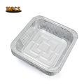 【New and Improved】 10pcs Disposable Square Air Fryer Baking Tin Container.