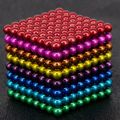 MA 512pcs Magnetic Balls 1000 Colorful Magnetic Buck Balls Decompression Beads-8 colors. 