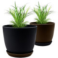 Elevate Your Space with Fast Forward Extra Large Plant Pots: Two Vibrant Colors, Drainage, Perfect for Indoor Planters - Explore Multi-Packs for Plastic Planters, Cactus, and Succulents Decor. 