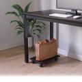 Under Desk Computer CPU Stand Cart CPU Holder with 4 Caster Wheels. 