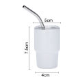 Removable Straw Cup Colorful Stainless Steel Shot Glass with Straw Lid 3oz Insulated Cup for Cocktails Coffee Whiskey Perfect for Parties Travel Picnics Multi-purpose Design Buy Multi-purpose. 