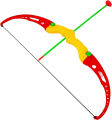 Kids Bow and Arrow Set Archery Toys with Suction Cups Arrow Target and Quiver Outdoor Toys for Toddler and Children by Mohsin Ismail Toys.. 