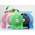 Portable Mini fan Battery Operated Rechargeable fan. 