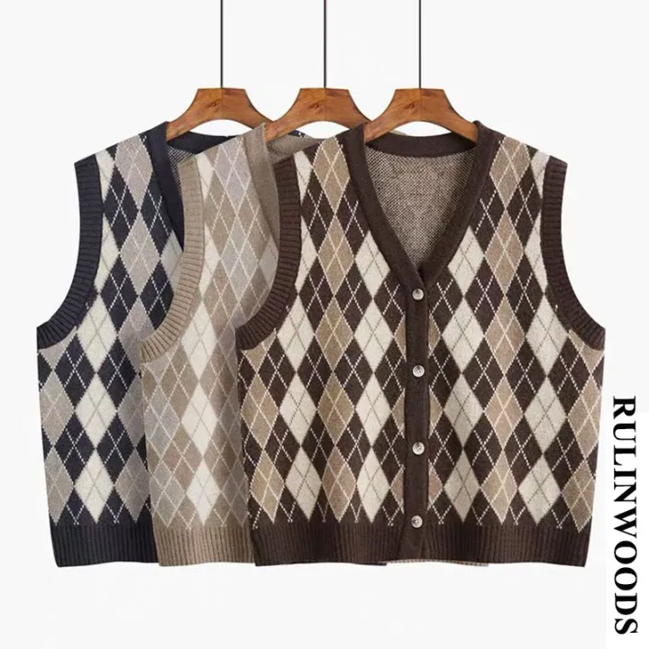 RULINWOODS%20Women%20Checked%20Sweater%20Vest%20Street%20Fashion%20Retro%20Plaid%20Vest%20-%20Image%202