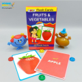 Flash Card Bundle (5 in 1) ABC, 123, Haroof e Tahaji, Fruit And Vegetable Name, Animal And Birds Name First Flash Cards for Kids (Set of 6) Learning & Educational Toy Jumbo Pack All in 1. 