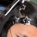 Star Hair Clips Snap Hair Barrettes Star Hair Accessories Y2K Metal Hair Clips. 