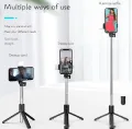 Tiktok, sketch and Art drawing, and YouTube videos creator Compatible Compact Lightweight Mobile Smart Phone Tripod Stand - Black. 