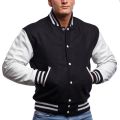 black & White Baseball jacket for men. 