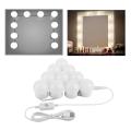 Hollywood Style LED Vanity Mirror Lights Kit With 10 Dimmable Light Bulbs. 