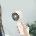 Small Portable Fan Efficient Desktop Lightweight Mini Fan Pink Rechargeable Fan for Outdoor Office Dormitory Household. 