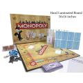 16x16 Inches Original Monopoly Board Game Set Hard Laminated Board Premium Quality For Adult And Kids. 