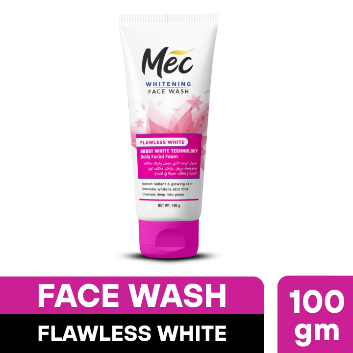 Mec Flawless Whitening Face Wash 100gm