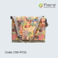 Jute Bag, Laptop Bag, Soft Handles, with Laminated Interior, Generous Capacity I FLAIRE. 