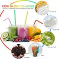 Mix Color Plastic Straw For Juice , For Bottle Birthday Party Accessories Jumbo Smoothie Straws, Colorful Disposable Wide-Mouthed Party Decoration - 100pcs. 