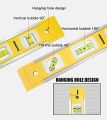 Level Magnetic Box Level with 180 90 45 Degree Bubble Level 150MM 6 Inch Level 3 Bubble Level Magnetic   Level Measuring Tool Magnetic  Level,e Measuring Tool (6 inch. 