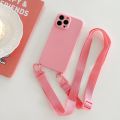 For iPhone 12 Pro Max Crossbody Sling Shoulder Strap Lanyard Case Cover Soft Phone Case. 