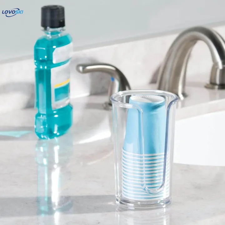 Bathroom%20Cup%20Dispenser,%20Swab%20Ball%20Pad%20Holder,%20Multifunctional,%20Reusable,%20Bathroom%20Storage%20Organizer,%20Storage%20Rack%20for%20Desktop%20Counter%20-%20Image%202