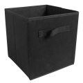 Square Foldable Storage Cubes Organizer Basket Bin 10 x10 x10 Inch Storage Boxes Storage Container with Handles for Travel Moving Toy Storage Box. 